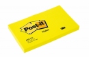 Bloczki samoprzylepne Post-it jaskrawo żółty 654N, 76x127 mm