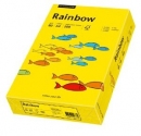 Papier xero kolorowy PAPYRUS A4 Rainbow ciemno żółty 18 80g