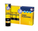 Farby ASTRA plakatowe w tubach 30ml - czarna