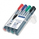 Marker permanentny STAEDTLER Lumocolor z okrągłą końcówką komplet 4 szt. 352S