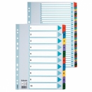 Przekładki kartonowe ESSELTE MYLAR 1-10 kart 100161