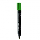 Marker permanentny STAEDTLER Lumocolor ze ściętą końcówką zielony