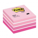 Kostka samoprzylepna Post-it akwarelowa różowa 2028-P, 76x76 mm 450 kartek