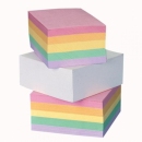 Kostka papierowa HAS klejona biała 85x85 mm