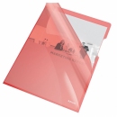 Ofertówka ESSELTE A4 krystaliczna PCV 150 mic czerwona 55433