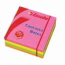 Kostka samoprzylepna ESSELTE CONTACTA 83065 75x75 mm 320 kartek neon