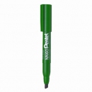 Marker permanentny PENTEL NN60 zielony ze ściętą końcówką