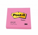 Bloczki samoprzylepne Post-it jaskrawo różowy 654N, 76x76 mm
