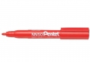 Marker permanentny PENTEL NN50 czerwony z okrągłą końcówką