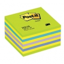 Kostka samoprzylepna Post-it cukierkowa niebiesko-zielona 2028-NB, 76x76 mm 450 kartek
