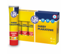 Farby ASTRA plakatowe w tubach 30ml - jasna czerwona