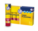 Farby ASTRA plakatowe w tubach 30ml - ciemna czerwona