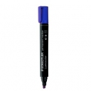 Marker permanentny STAEDTLER Lumocolor ze ściętą końcówką niebieski