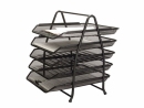 Szuflada ażurowy Q-CONNECT Office Set metalowy czarny KF18474